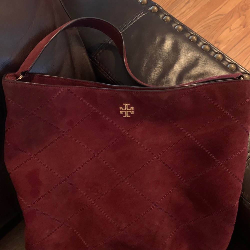Tory Birch real suede purse